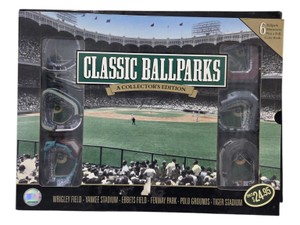 Classic Ballparks Collectors Edition MLB Miniature Stadium Set with Book