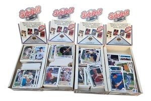 1991 Upper Deck Baseball Cards With 4 Display Boxes