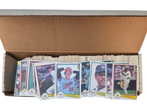 Large Box of 1980s Donruss Baseball Cards