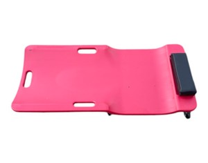 Red Mechanic Rolling Creeper Platform With Headrest