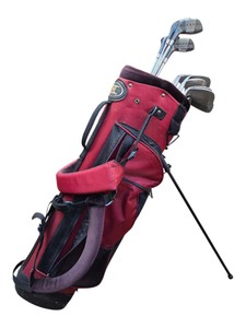 Mega Force Golf Club Set With X Sports Stand Bag, Woods, Irons & Putter