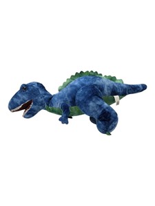 Large Blue & Green Dinosaur Plush Toy