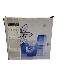 Blue Flare Drinkware Set  11 Pieces  6 Small 12 oz & 5 Large 17 oz Tumblers