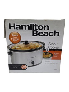 Hamilton Beach 6 Qt Oval Slow Cooker Model 33167  Open Box