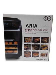 ARIA 10QT Digital Air Fryer Oven AAF0-880  1700W Open Box