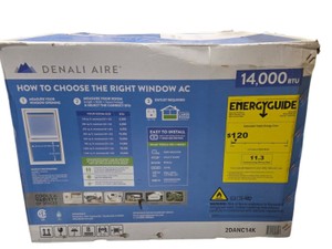 Denali Aire 14,000 BTU Window Air Conditioner, Model 2DANC14K, Box Included