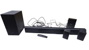 Samsung Q67CT Soundbar System With Subwoofer, Rear Speakers, Remote & Cords