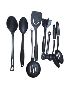 Black Kitchen Utensil Lot  McCormick, Farberware, Calphalon & GoodCook