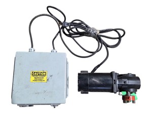 Leeson 18 HP 90V DC Gearmotor With Control Box  Grove Gear 401 Ratio