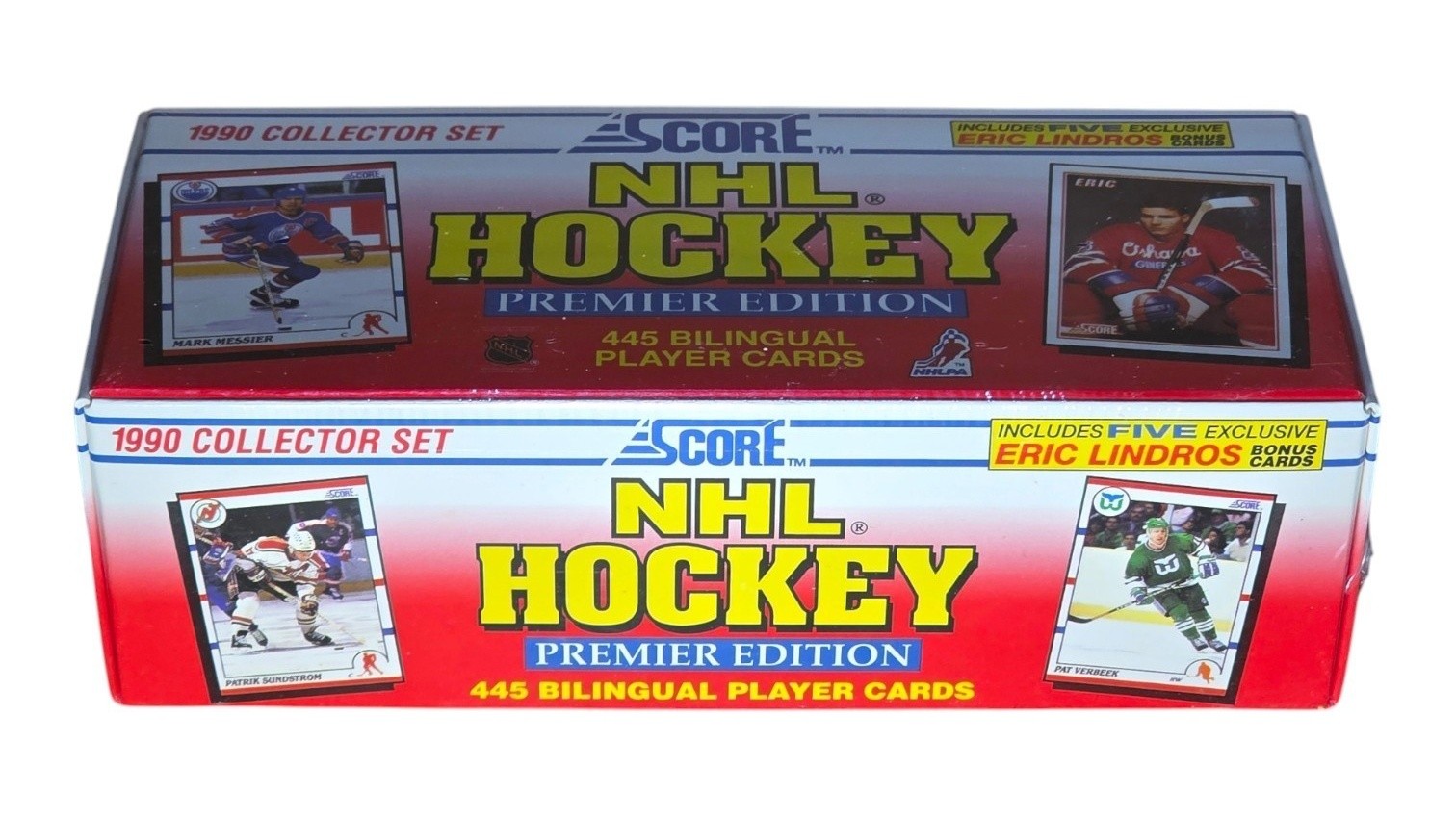 1990 Score NHL Hockey Premier Edition Factory Set  445 Cards  Eric Lindros Bonus Cards