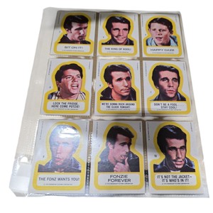 1976 Topps Happy Days Trading Cards Lot  45 Cards with Complete 10-Card Fonzie Set