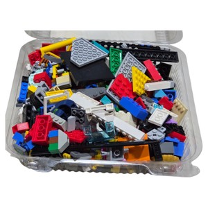 Approx. 1.2 lb Assorted LEGO & Compatible Building Bricks, Plates, Wheels & Parts