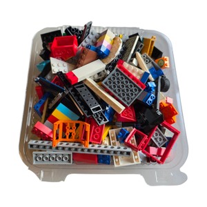 Approx. 1 lb 2.6 oz Assorted LEGO Bricks, Plates, Windows & Specialty Pieces