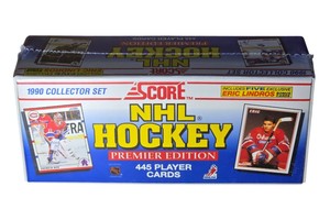 1990 Score NHL Hockey Premier Edition Collector Set  445 Cards  Eric Lindros Bonus Cards