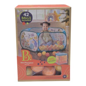 B. Toys Mini Playspace Pop-Up Ball Pit with 42 Balls & Carry Pouch