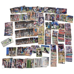 Large 1990s Baseball Trading Card Lot  Upper Deck, Pinnacle, Score, Topps & Inserts