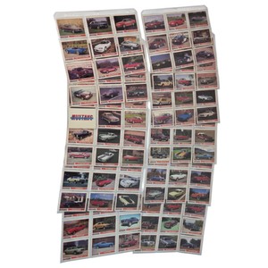 107 Ford Mustang Collector Cards Shelby GT500 Cobra Saleen  12 Binder Pages