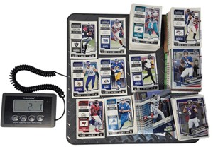 Approx. 2 lb 1 oz NFL Football Card Bulk Lot Panini Contenders Optic Elite