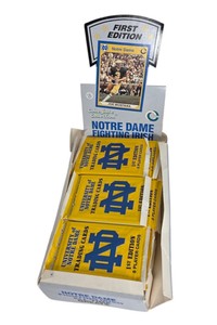 12 Sealed Notre Dame Fighting Irish 1st Edition Trading Card Packs Joe Montana