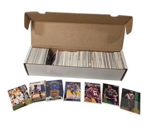 Huge Unsearched Sports Card Lot Vintage 1990-1994 - Mixed Baseball, Basketball & Football Box