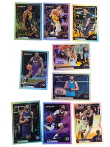 2024-25 Panini NBA Hoops 9-Card Lot - LeBron James, Stephen Curry, Dalton Knecht