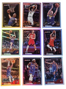 2024-25 Panini NBA Hoops Teal Explosion Parallel Lot (9 Cards) - Jokic, Holmgren