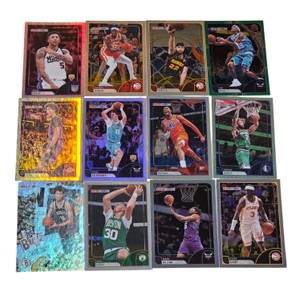 12-Card NBA Hoops Basketball Lot  Nique Clifford RC, Jalen Williams, Rookies & Parallels
