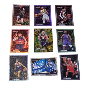 9-Card NBA Hoops Basketball Lot  Nikola Jokic, Luka Doncic, Damian Lillard & Kobe Brea RC