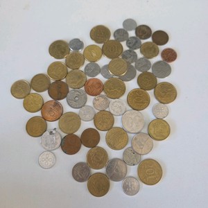 Large Unsearched Foreign Coin Lot – World Coins, Mixed Countries & Denominations