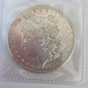 1897 Morgan Silver Dollar – 90% Silver U.S. $1 Coin