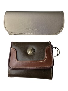 Giorgio Armani Eyeglass Case w Box & Dust Bag  Chic Small Wallet Lot
