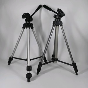 Lot of 2 Camera Tripods Velbon CX 300 and Ambico
