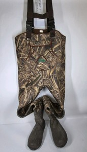 Camo Neoprene Chest Waders with Size 13 Boots