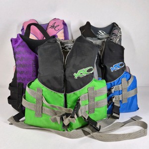 Lot of Youth and Child Life Jackets