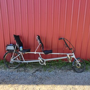 EZ Tandem 2-Person Recumbent Tandem Bicycle