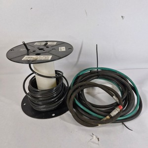 Lot of Coaxial Cable Spool and Assorted Hoses