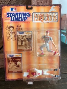 1989 Kenner Starting Lineup Baseball Greats combo pack featuring action figures of Pete Rose and Johnny Bench