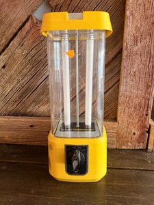 Retro Q-Beam Outdoorsman Fluorescent Camping Lantern  Rechargeable Emergency Light.