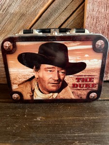 John Wayne The Duke Metal Lunchbox  Collectible Tin