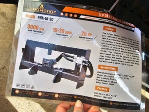 Unused 2026 LandHonor Skid Steer 3 Point Hitch Adapter PHA-16-2C