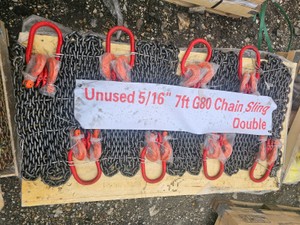 Unused 2026 LandHonor 7 ft Double Legs Lifting Chain Sling LHR-G80
