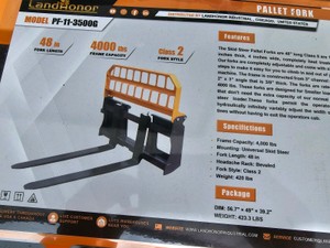 Unused 2026 LandHonor Pallet Fork PF-11-3500G