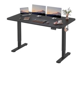 Electric Height Adjustable Standing Desk Large Sit Stand Up Desk Home Office Computer Dimensions are 48 x 24