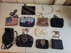Mary Frances Vintage Beaded Evening Bags & Clutch Purse Lot