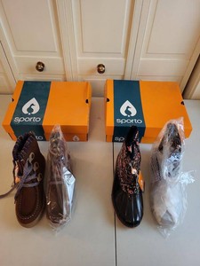 Sporto Womens Boots Bella Floral 9W & Smokin Brown 8.5M