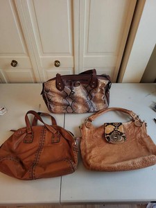 Designer Handbag Lot Michael Kors Innue Donald J Pliner Leather