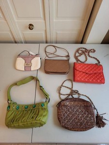 Lot of Assorted Womens Handbags Crossbody Shoulder Bags Guess & More