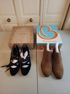 Latigo Karla Heels & Baretraps Gaige Boots Womens 8.5 Lot