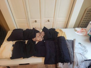 Womens Sweaters & Scarves Clothing Lot Cashmere Merino J Jill Ellen Tracy