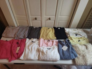 Lot of Womens Knit Sweaters Cardigans Eileen Fisher Large